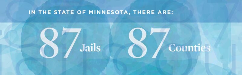 In the State of Minnesota there are: 87 jails / 87 counties
