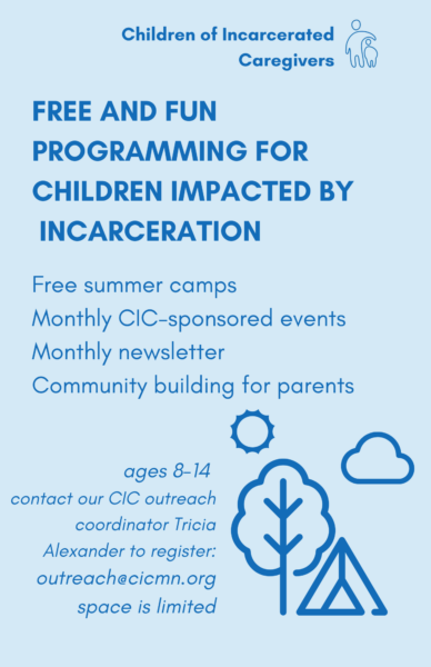 Flyer to advertise CIC Families